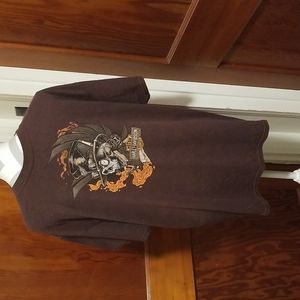 2012 Harley Davidson Alamo City, Unisex tshirt size x-large w/ Steam Punk Skull